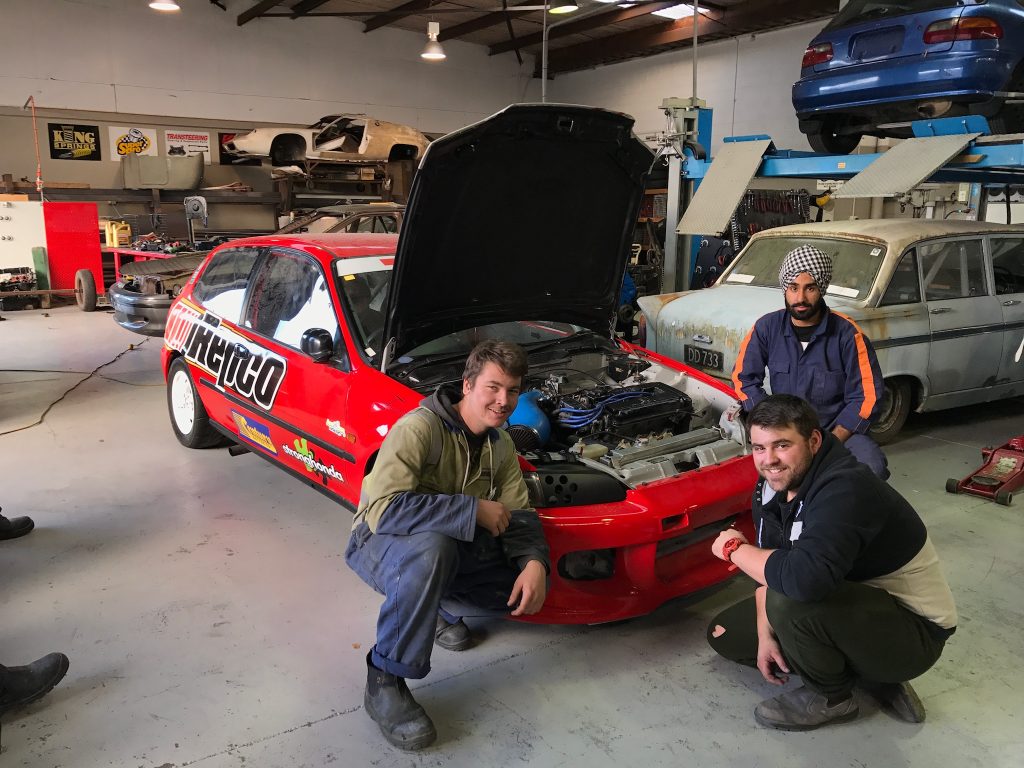 MIT Students and Possum Bourne Motorsport